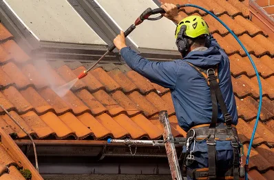 Démoussage et hydrofuge de toiture à Ersa